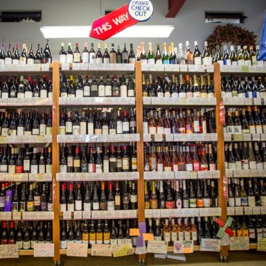 The Bi-Rite Market wine racks