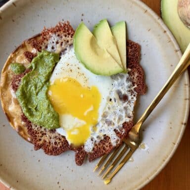 Avocado Breakfast Tacos with Fried Eggs
