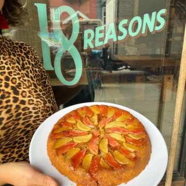 Apple Honey Upside Down Cake