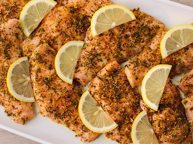 Lemon Pepper Salmon from Bi-Rite Catering