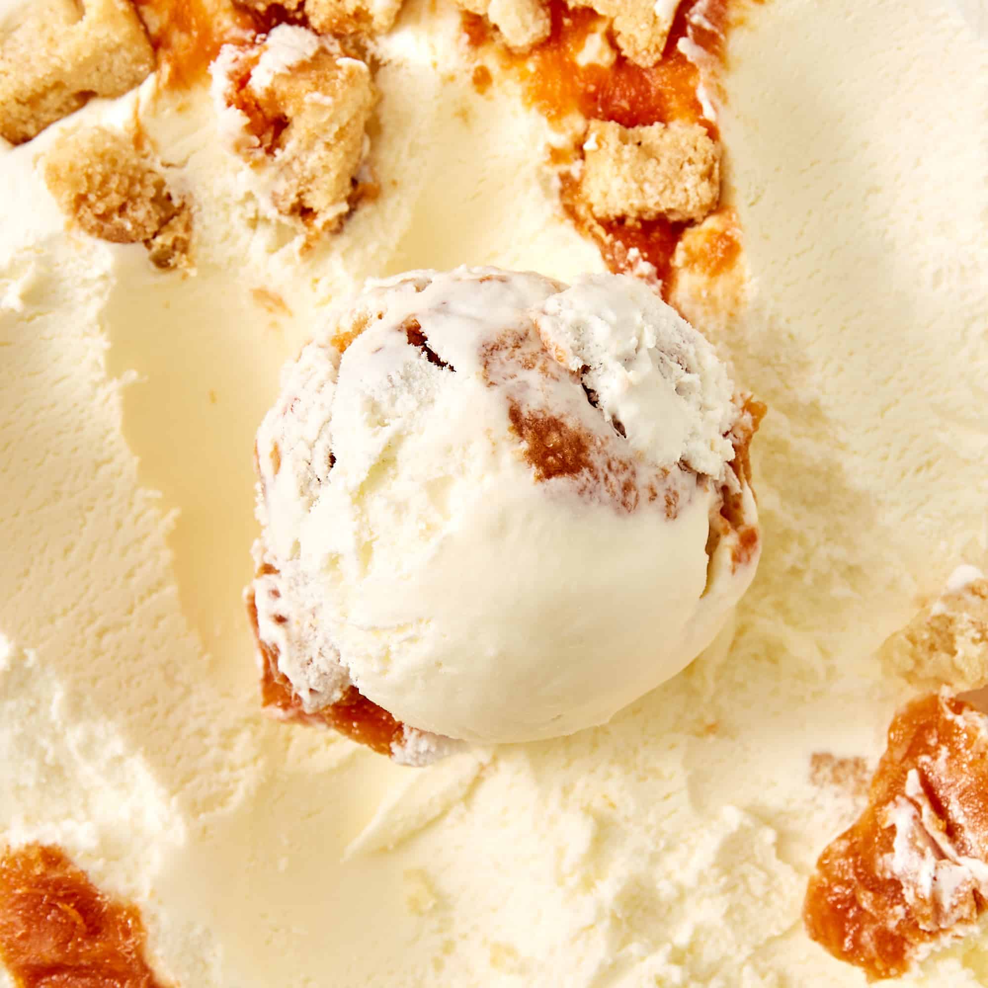 Peach Cobbler Ice Cream Product