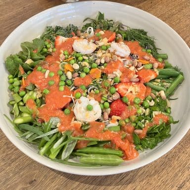 Crispy Rice Spring Salad