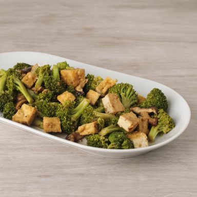Grilled Tofu Broccoli Mushroom Salad Product