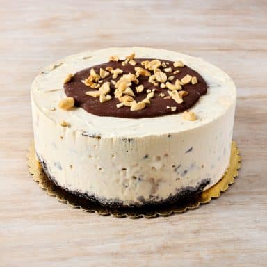 Peanut Butter Swirl Ice Cream Cake