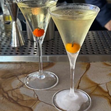 Tomatinis on the bar at Causwells | Becky Duffett
